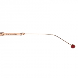 مملوكة مسبقًا Dior Gold Havana / Pink Mirror Leaf DiorUmbrage Round Sunglasses