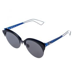 Pre Owned Dior Blue Tone/ Green G5V2K Diorama Club Cat Eye Sunglasses