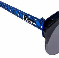 Pre Owned Dior Blue Tone/ Green G5V2K Diorama Club Cat Eye Sunglasses