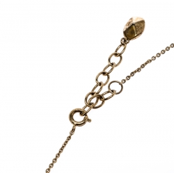 مملوكة مسبقًا Dior Gold Tone Crystal Christian Me Zodiac Scorpion Pendant Necklace