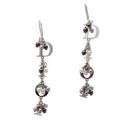 مملوكة مسبقًا Dior Dangling Mother of Pearl Effect Earrings