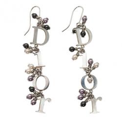 مملوكة مسبقًا Dior Dangling Mother of Pearl Effect Earrings