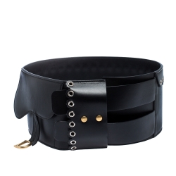 Dior Black Leather Saddle Belt 75CM Dior | TLC