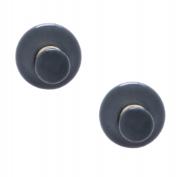 Pre Owned أقراط ديور تريبالز لؤلؤ صناعي رصاصية فضية اللون