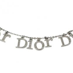 مملوكة مسبقًا Christian Dior Signature Rhinestones Pendants Necklace