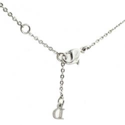 مملوكة مسبقًا Christian Dior Signature Rhinestones Pendants Necklace