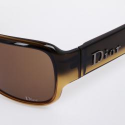 مملوكة مسبقًا Christian Dior Brown Latina Girl 5 Shield Women Sunglasses