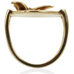 مملوكة مسبقًا Christian Dior Butterfly Metal Ring Size 54.5