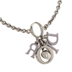 Pre Owned سوار ديور لو فضي حليات متعددة كريستال