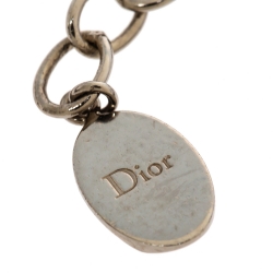 Pre Owned سوار ديور لو فضي حليات متعددة كريستال