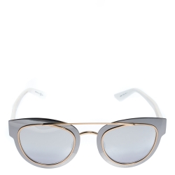 Pre Owned Dior Silver Mirror Gradient LMJ96 DiorChromic Sunglasses