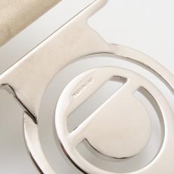 Pre Owned Christian Dior Dull Gold Belt Size S