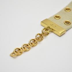 مملوكة مسبقًا Dior Cream Bracelet and Collar with Golden Details