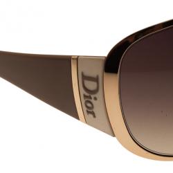 مملوكة مسبقًا Dior Gold Subdior 1 Oversized Aviators
