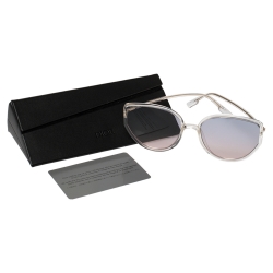 مملوكة مسبقًا Dior Clear / Bicolor Gradient DiorSoStellaire4 Cat Eye Sunglasses