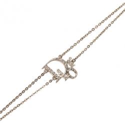 مملوكة مسبقًا Dior Oblique Crystal Bracelet 21CM