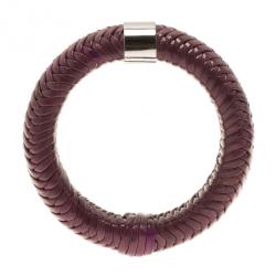 Pre Owned سوار ديور جلد بنفسجي 19سم