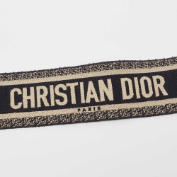 مملوكة مسبقًا Dior Blue Canvas and Leather Shoulder Bag Strap