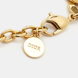 Dior Danseuse Étoile Gold Tone Choker Necklace