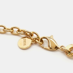 Dior Danseuse Étoile Gold Tone Choker Necklace