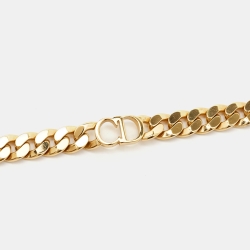 Dior Danseuse Étoile Gold Tone Choker Necklace