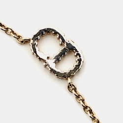Dior Clair D Lune Crystals Gold Tone Necklace