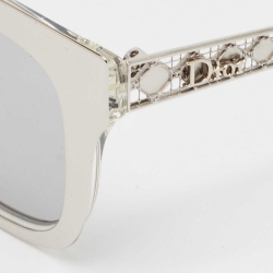 Dior Silver Mirrored Diorama Wayfarer Sunglasses