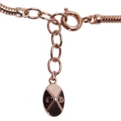 Pre Owned Dior Pink Crystal Bracelet 22CM
