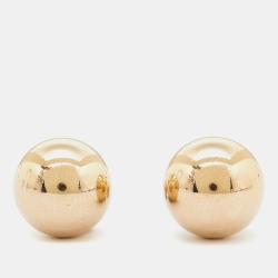 Dior Two-Tone Mise en Dior Tribales Stud Earrings 