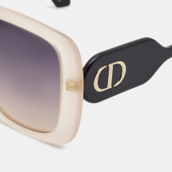 Dior Black/Peach Gradient DiorBobby S2U Square Sunglasses