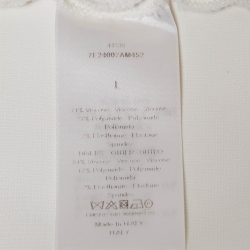 Christian Dior Black Logo Band Detail Knit Bralette Top L