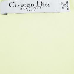 Pre Owned Dior Yellow Cotton Long Sleeve T-Shirt XL