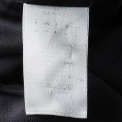 Dior Black Sheer Panel Detail Sleeveless Dress S