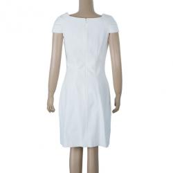مملوكة مسبقًا Dior White Off-Shoulder Dress M