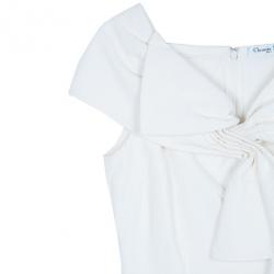مملوكة مسبقًا Dior White Off-Shoulder Dress M