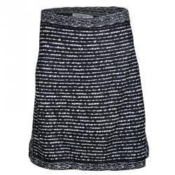 Dior Tricolor Textured Mini Skirt M