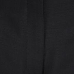 Dior Black Wool Tapered High Waist Trousers M