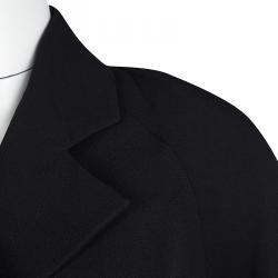Dior Black Floral Lace Cuffed Blazer and Pencil Skirt Set L