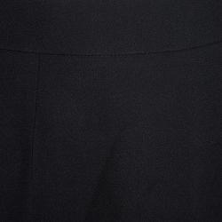 Dior Black Floral Lace Cuffed Blazer and Pencil Skirt Set L
