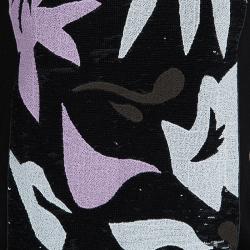 Dior Black Sequined Panel Detail Cashmere Sweater M