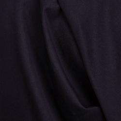 Dior Indigo Draped Wool Asymmetric Midi Skirt L