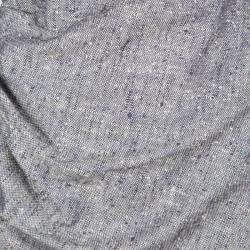 Pre Owned Dior Navy Blue Textured Silk Ruched V-Neck Dress M