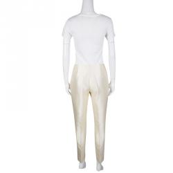 مملوكة مسبقًا Dior Cream Silk Pants M