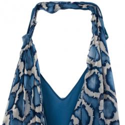 مملوكة مسبقًا Dior Printed Silk Sheer Top S