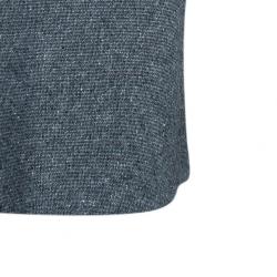 Dior Grey Wool Pencil Skirt M