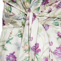 Dior Haute Couture Floral Print Dress S