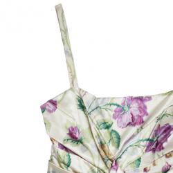 Dior Haute Couture Floral Print Dress S