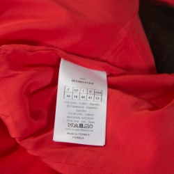 Christian Dior Coral Pink Stretch Cotton Midi Dress L