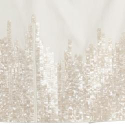 Dior Cream Sequin Embellished Skirt M