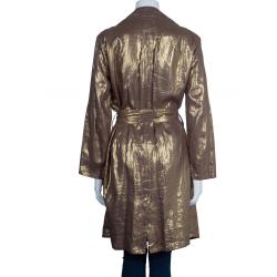 Dior Bronze Long Coat L